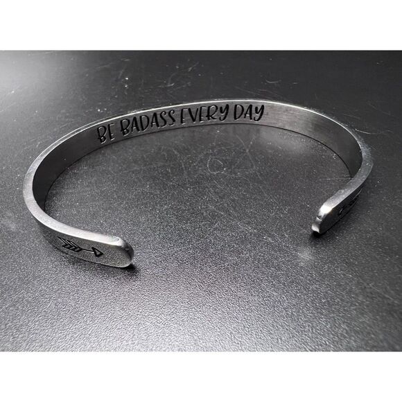 Be a Badass Everyday Cuff Bracelet - Picture 7 of 11